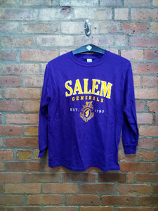 CLEARANCE - Salem Generals Youth Long Sleeved Shirt - Size Large