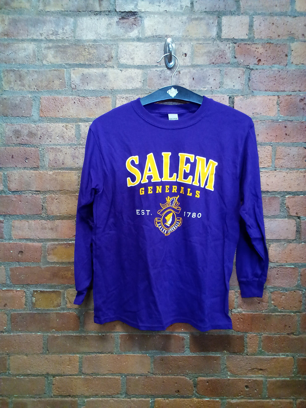 CLEARANCE - Salem Generals Youth Long Sleeved Shirt - Size Large