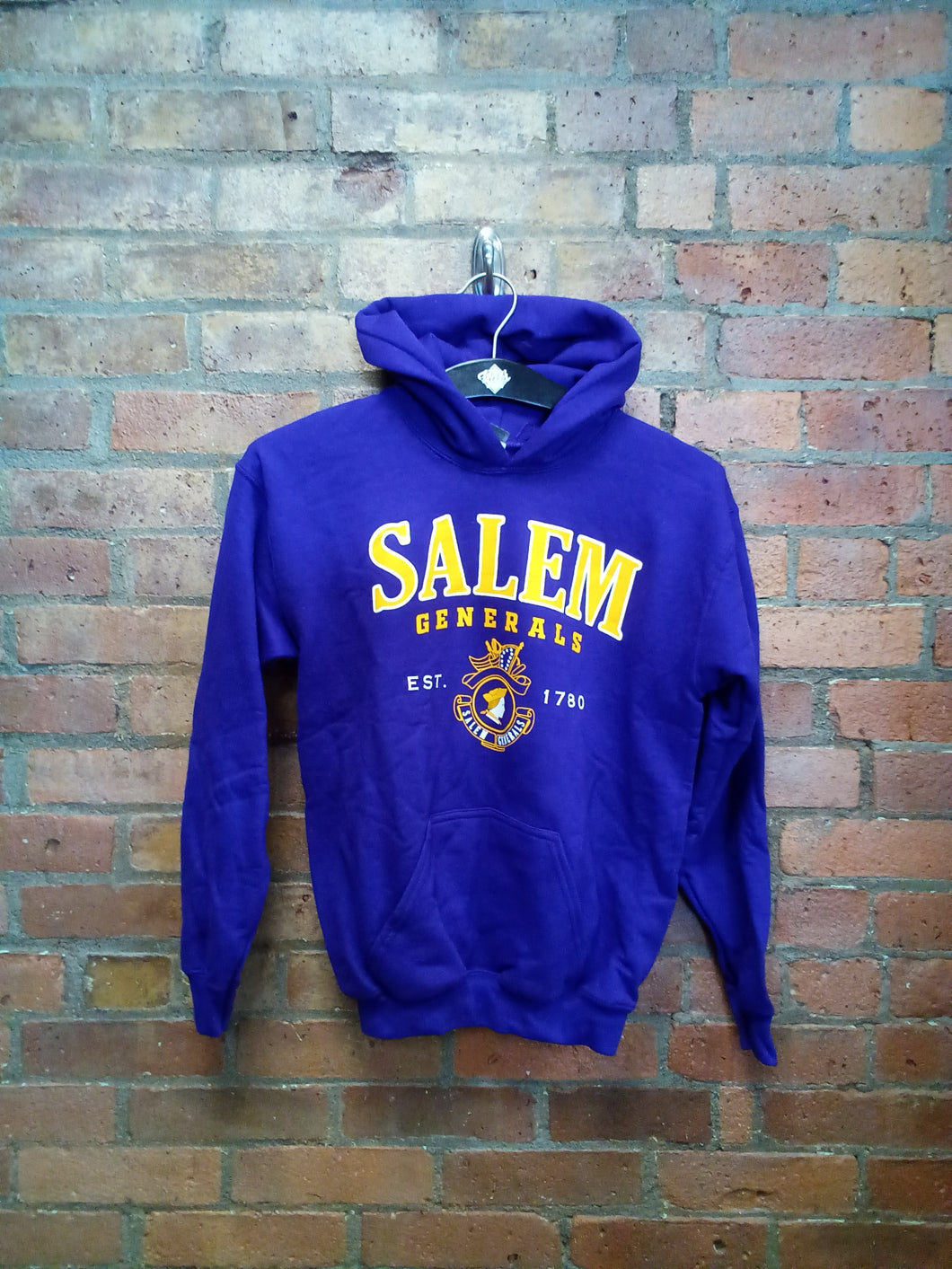 CLEARANCE - Salem Generals Youth Hooded Sweatshirt - Size Large