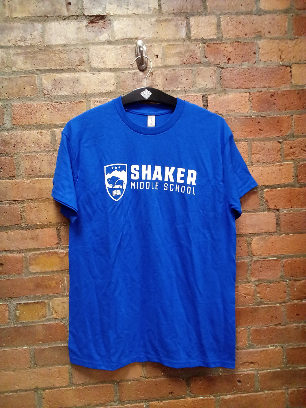 CLEARANCE - Shaker Middle School Short Sleeved T-Shirt - Size Medium