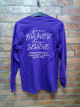 Load image into Gallery viewer, CLEARANCE - MACSC Domestic Violence Awareness Long Sleeved Shirt - Size Medium
