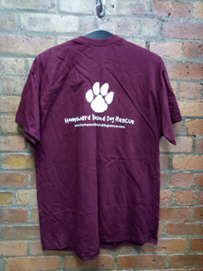 CLEARANCE  - Homeward Bound Dog Rescue T-shirt - Size Large