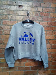 CLEARANCE - Hoosic Valley Soccer Ladies Slouchy Sweatshirts - Size Medium