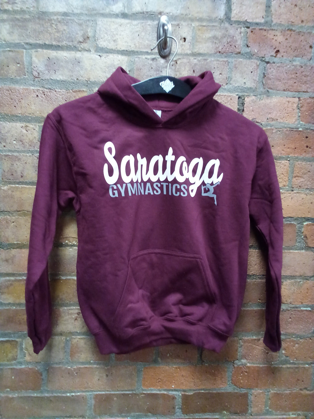 CLEARANCE  - Saratoga Gymnastics Youth Hooded Sweatshirt - SIze Medium