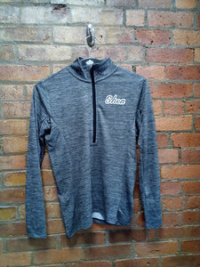 CLEARANCE - Shen, Grey Performance Quarter Zip - Size Small