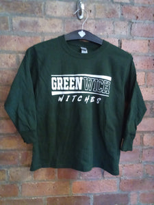 CLEARANCE - Greenwich Witches Youth Long Sleeved Shirt - Size Small