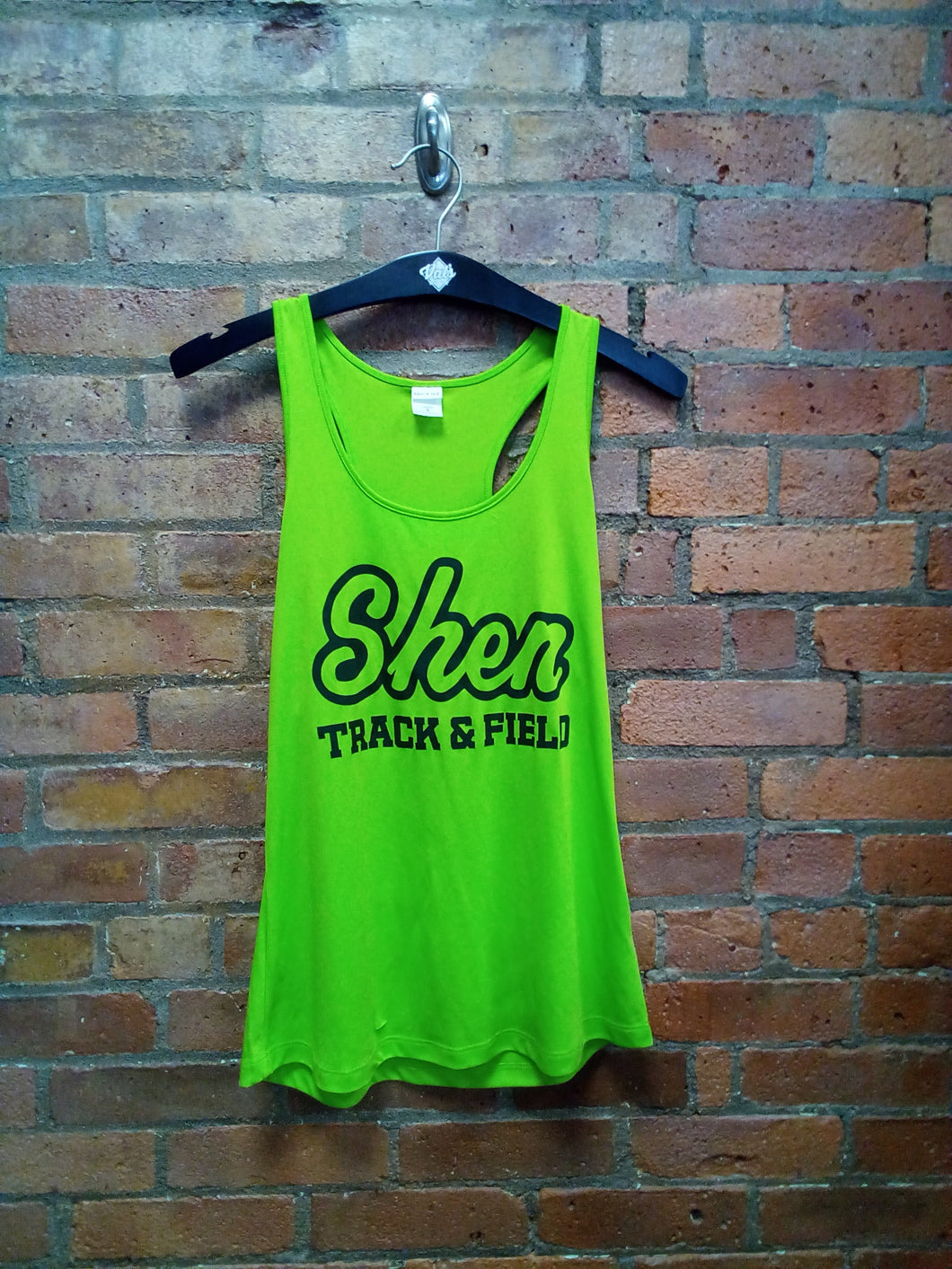 CLEARANCE - Shen Track and Field Green Tank Top - Size Ladies Small