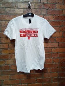 CLEARANCE - Mechanicville Red Raiders V Neck T-Shirt - Size Small