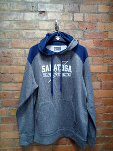 CLEARANCE - SARATOGA BLUE STREAKS HOODED SWEATSHIRT - SIZE LARGE