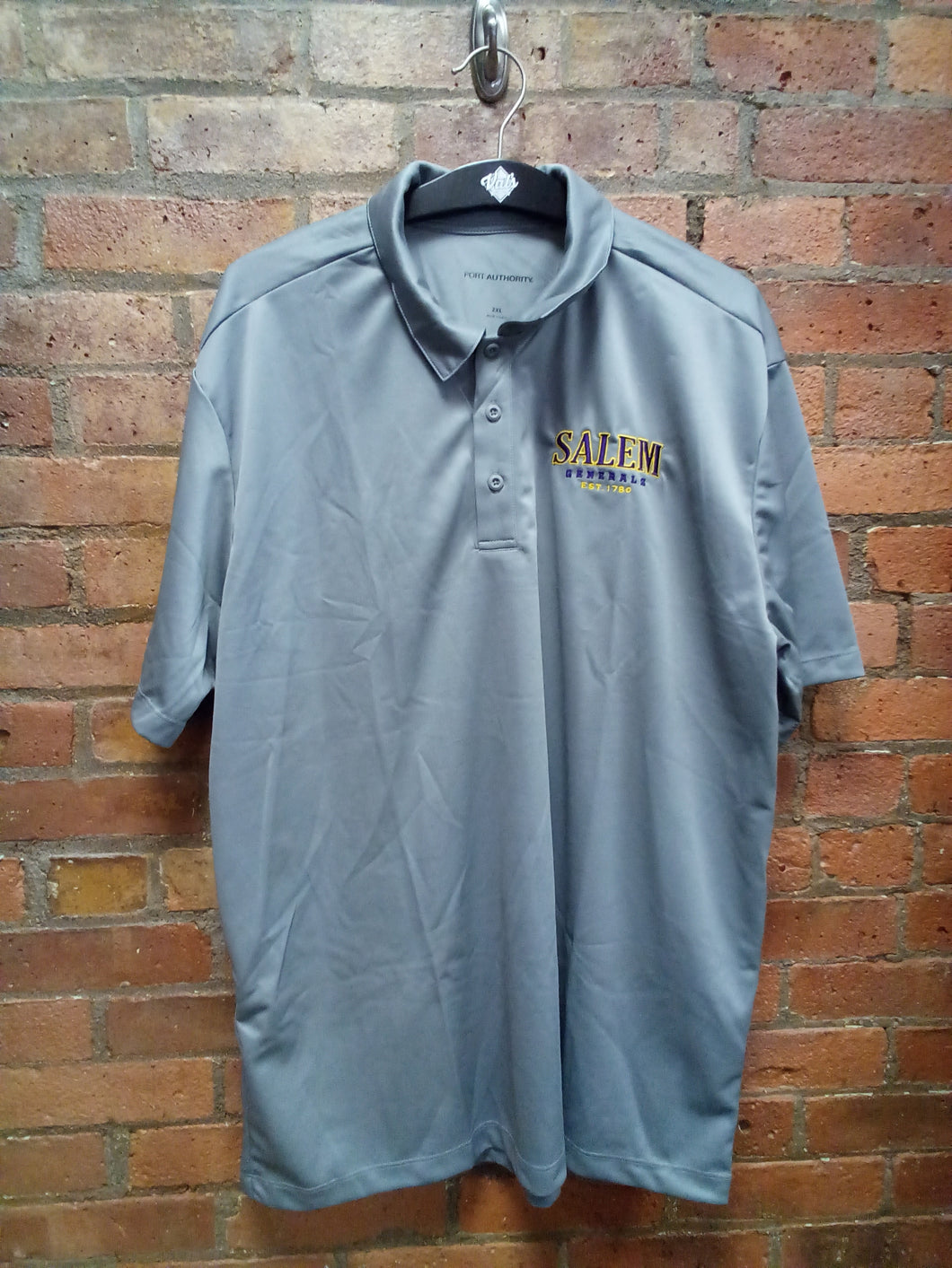 CLEARANCE - Salem Generals Gray Polo Shirt - Size XXL