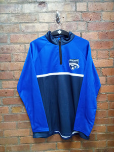 CLEARANCE - Saratoga Blue Streaks Soccer 1/2 Zip - Size Large