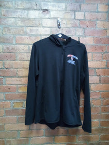 CLEARANCE - Mechanicville-Hoosic Valley Junior Football Ladies Hooded Performace Zip Up - Size XL
