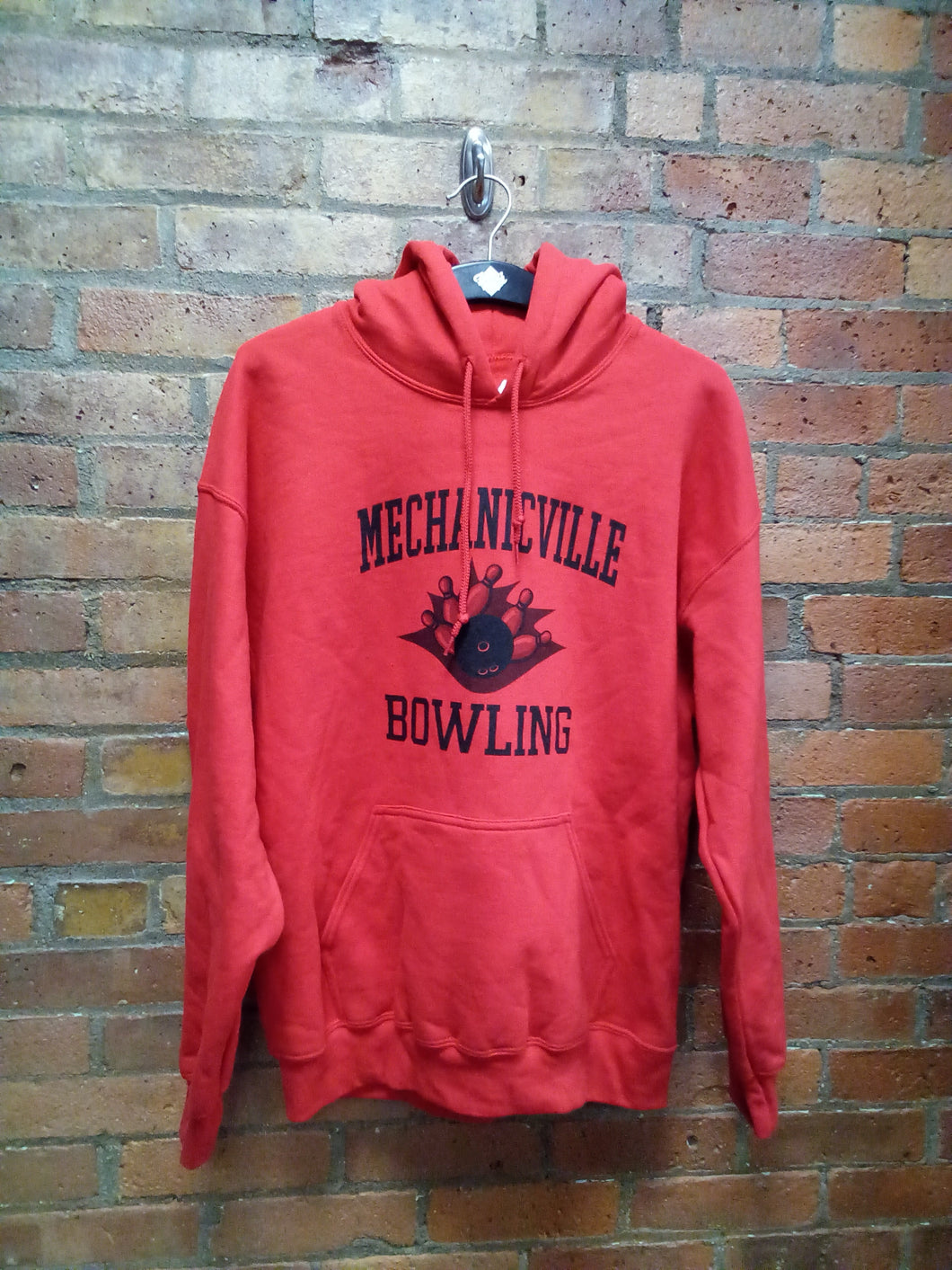 CLEARANCE - Mechanicville Bowling Hooded Sweatshirt - Size Large