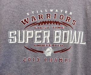 CLEARANCE- Stillwater 2019 Super Bowl Champs Tee