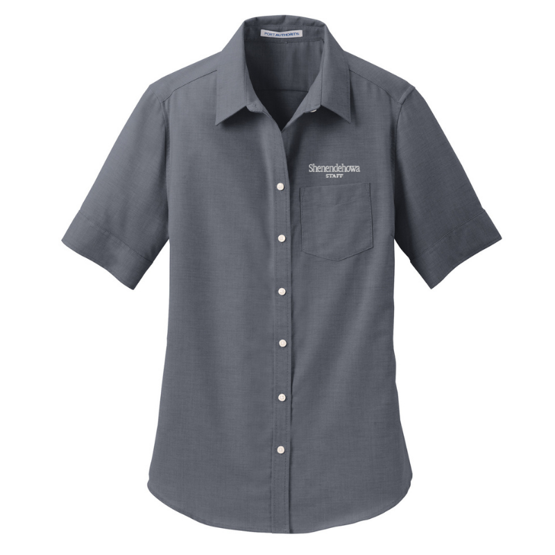 Shen Staff Short Sleeve Button Down Shirt- Ladies & Men's, 4 Colors ($33)