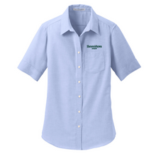 Load image into Gallery viewer, Shen Staff Short Sleeve Button Down Shirt- Ladies &amp; Men&#39;s, 4 Colors ($33)
