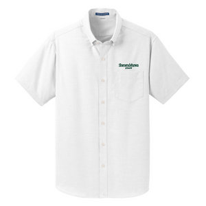 Shen Staff Short Sleeve Button Down Shirt- Ladies & Men's, 4 Colors ($33)