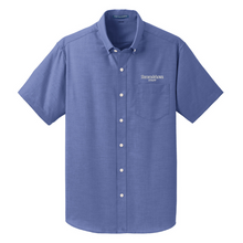 Load image into Gallery viewer, Shen Staff Short Sleeve Button Down Shirt- Ladies &amp; Men&#39;s, 4 Colors ($33)
