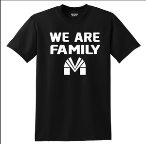 CLEARANCE- Mechanicville We are Family T-shirt- Adult